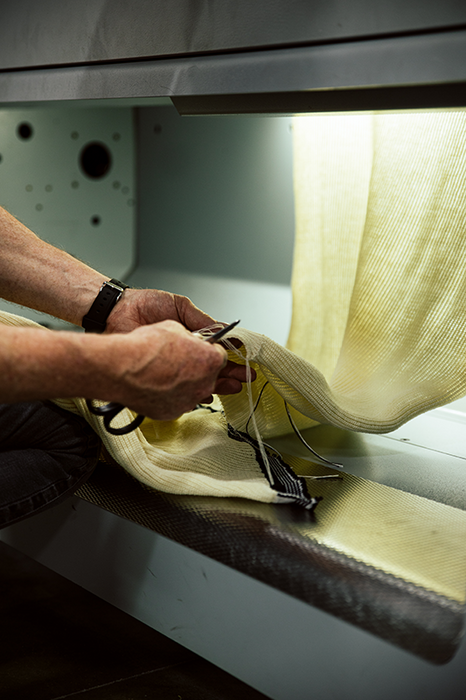 REAL STAMM - panneaux sous machine à tricoter